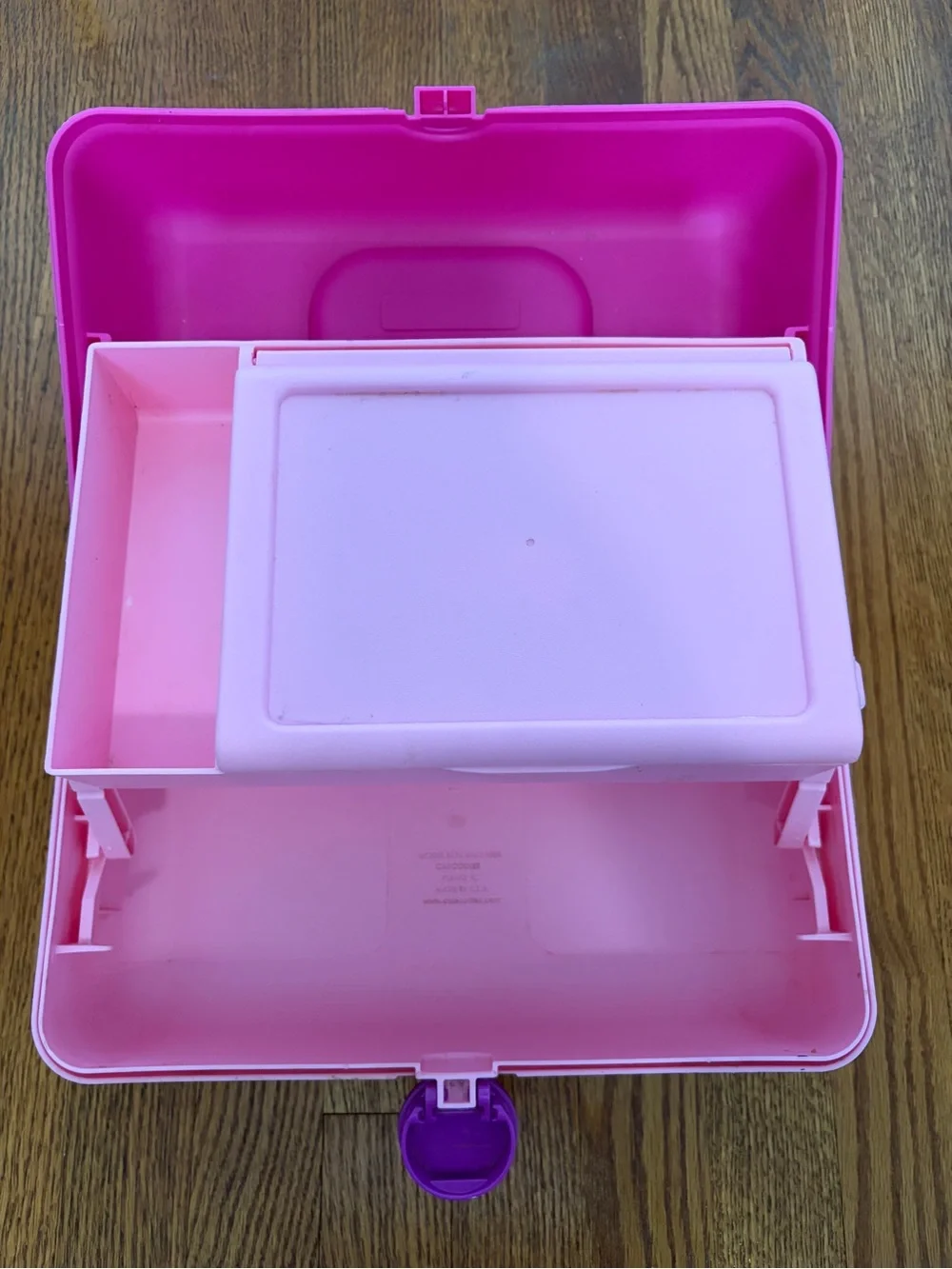 Caboodle Pink & Light Pink Makeup Organizer Case